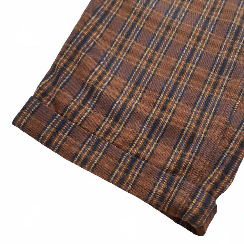 Nigel Cabourn Nigel Cabourn Plaid Pants Cuffed 28… - image 3