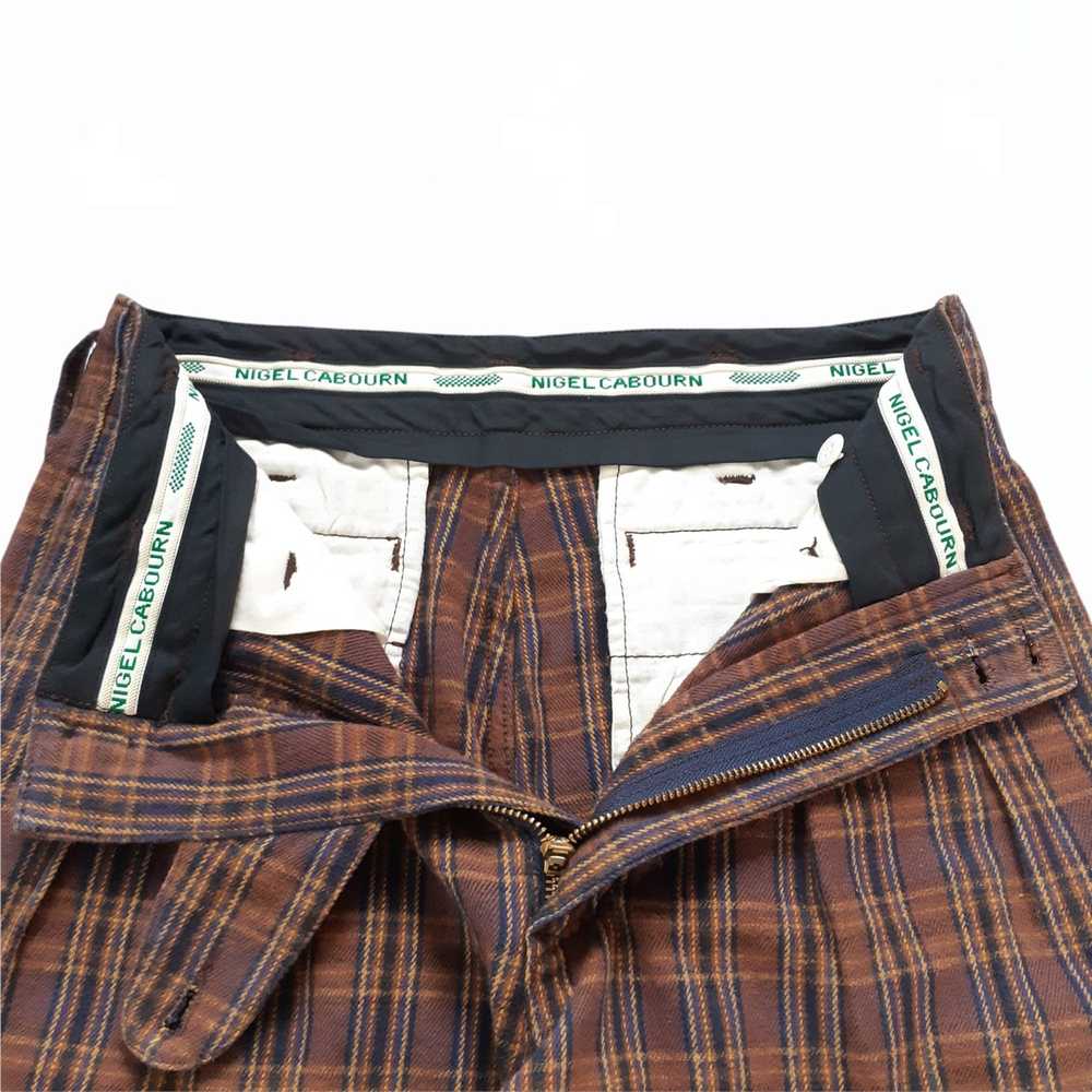 Nigel Cabourn Nigel Cabourn Plaid Pants Cuffed 28… - image 5