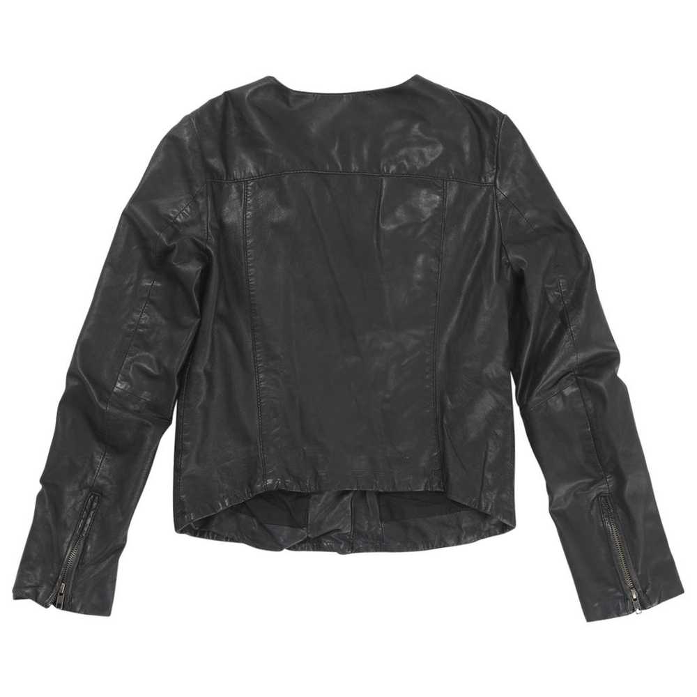 Maje Leather biker jacket - image 2