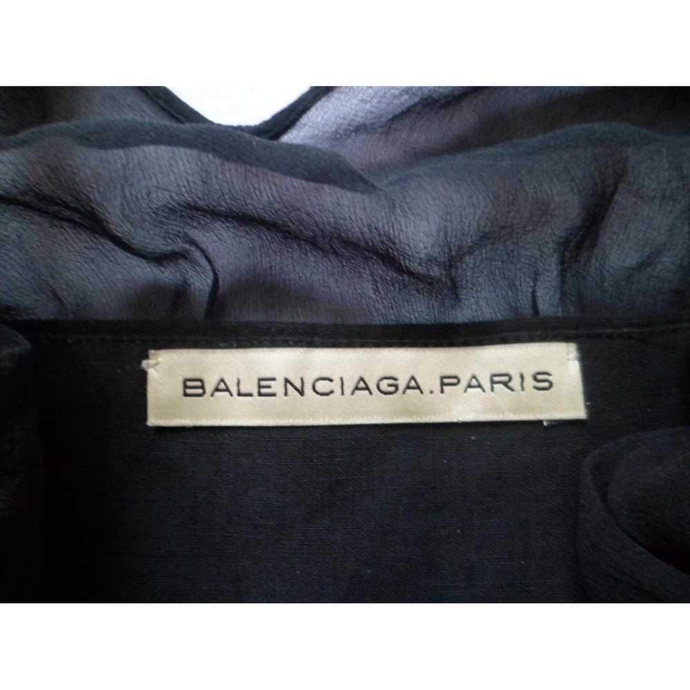 Balenciaga Silk mid-length dress - image 3