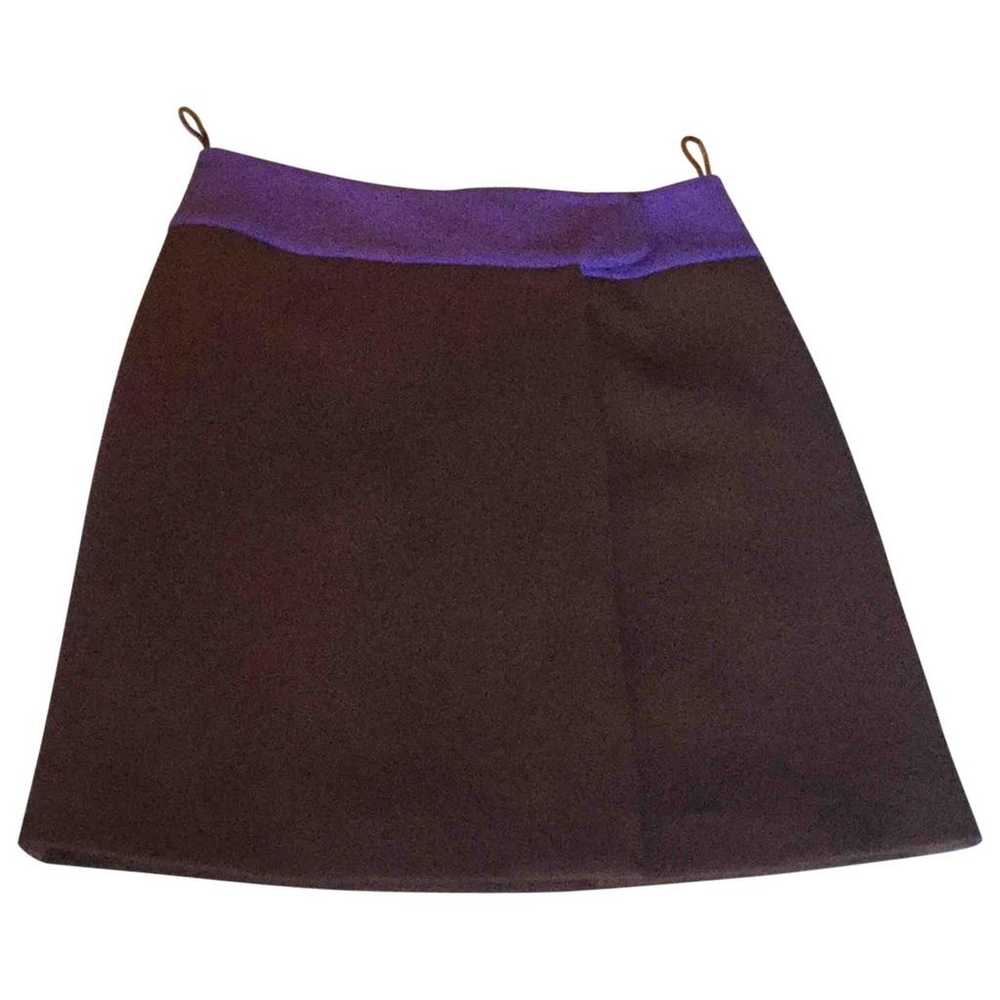 Prada Wool mini skirt - image 1