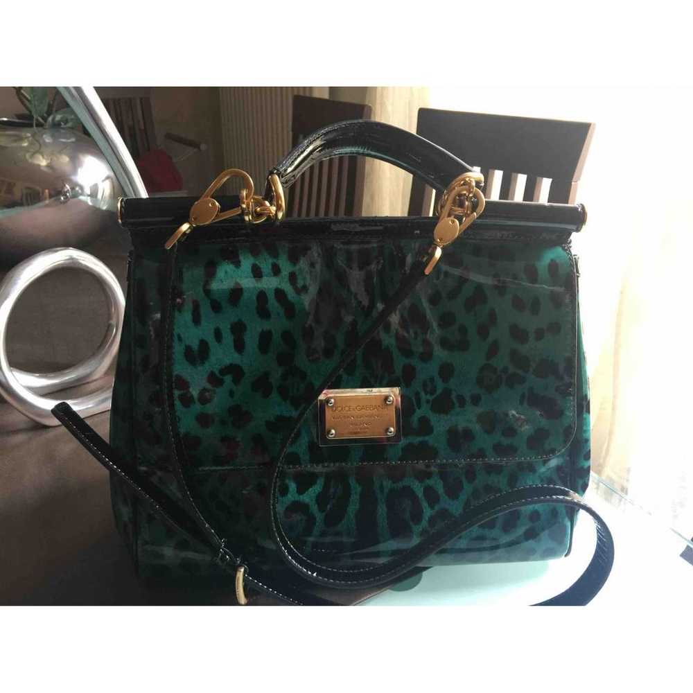 Dolce & Gabbana Sicily patent leather handbag - image 4