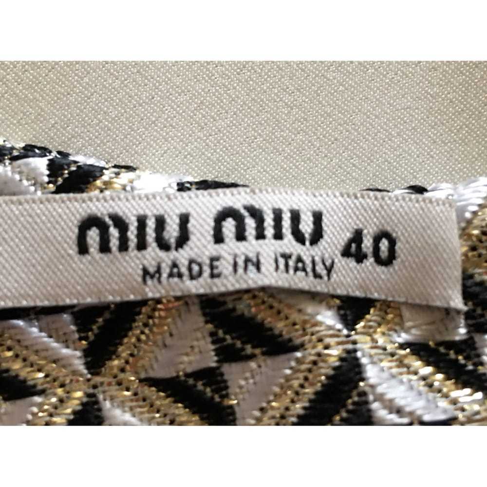 Miu Miu Silk mini dress - image 5