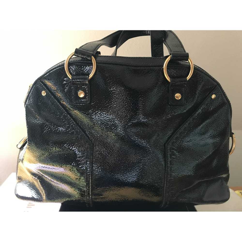Yves Saint Laurent Muse patent leather handbag - image 2