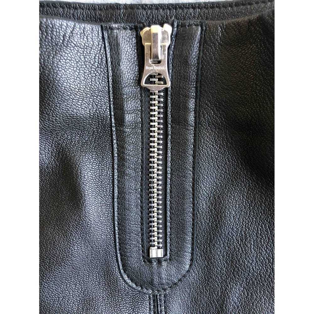 Acne Studios Leather mini skirt - image 5