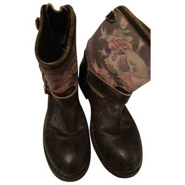 Ash Leather biker boots - image 1