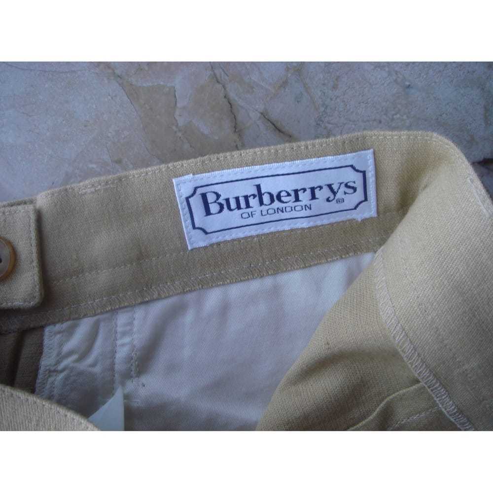 Burberry Linen carot pants - image 4