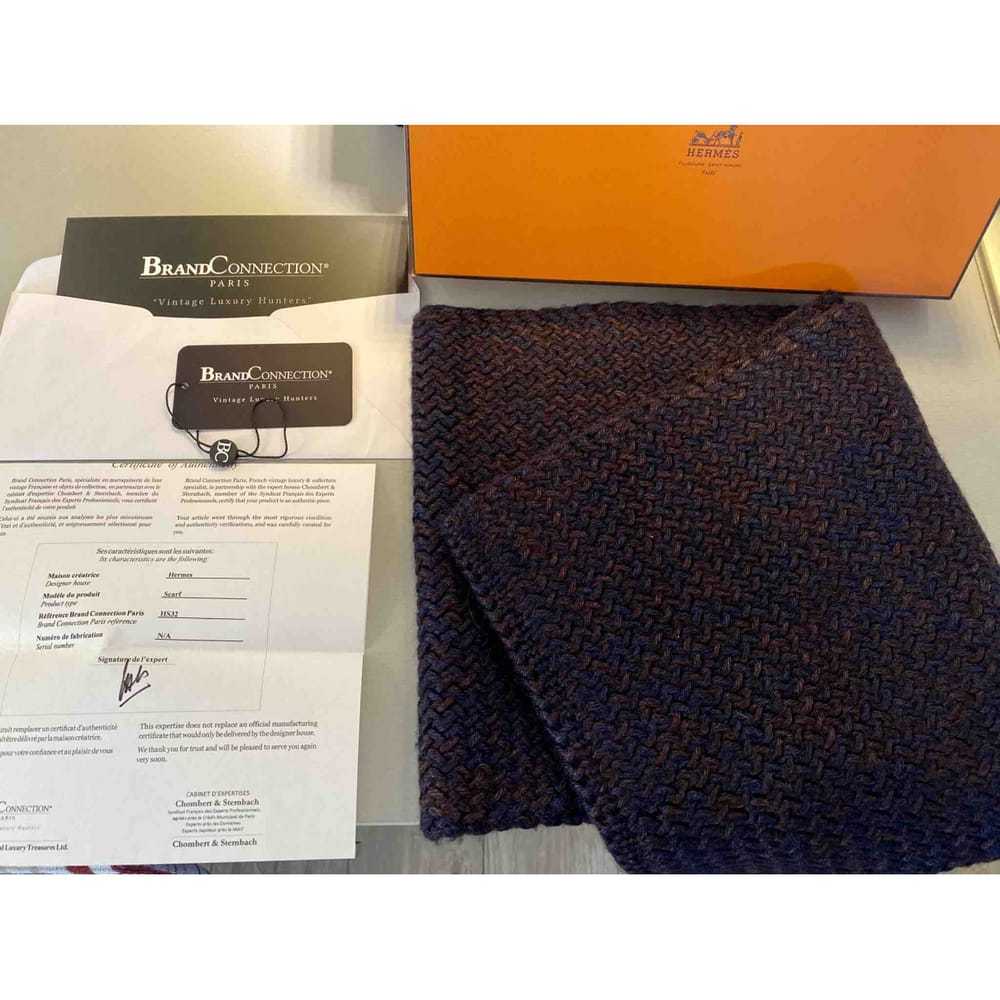 Hermès Wool scarf & pocket square - image 5