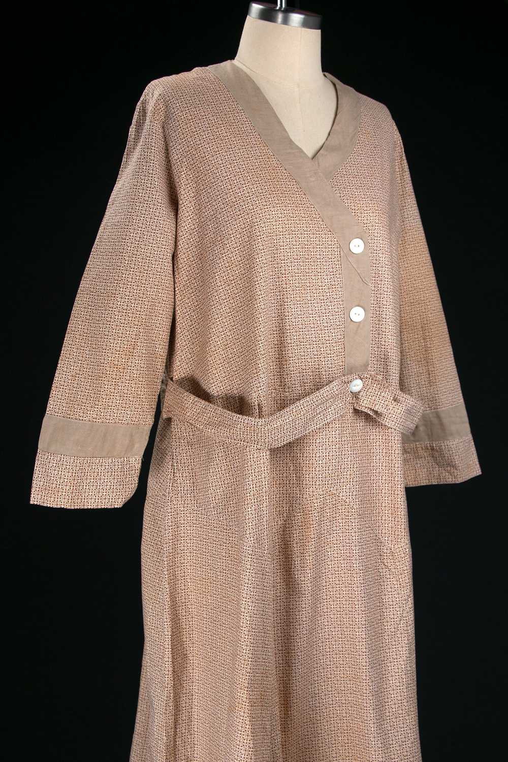Vintage 1920's - 1930's Floor Length Prairie Dress - image 11
