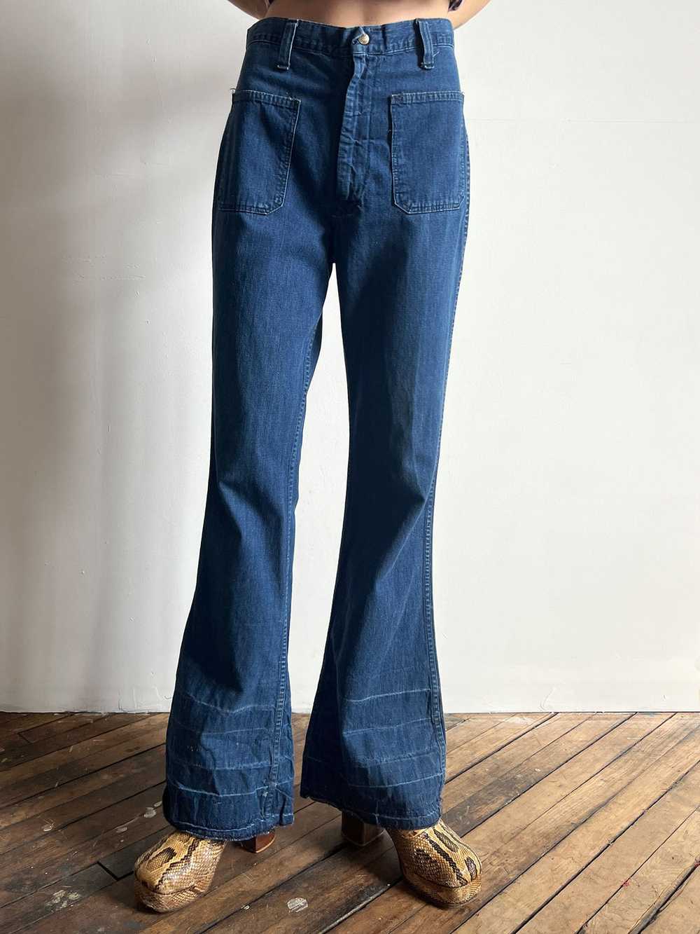 Vintage 1940's - 50's Madewell Brand Jeans, Denim… - image 1