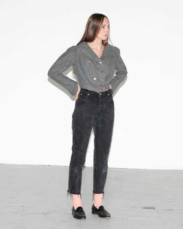Antique 1900's - 1910's Grey Wool Cropped Jacket, 