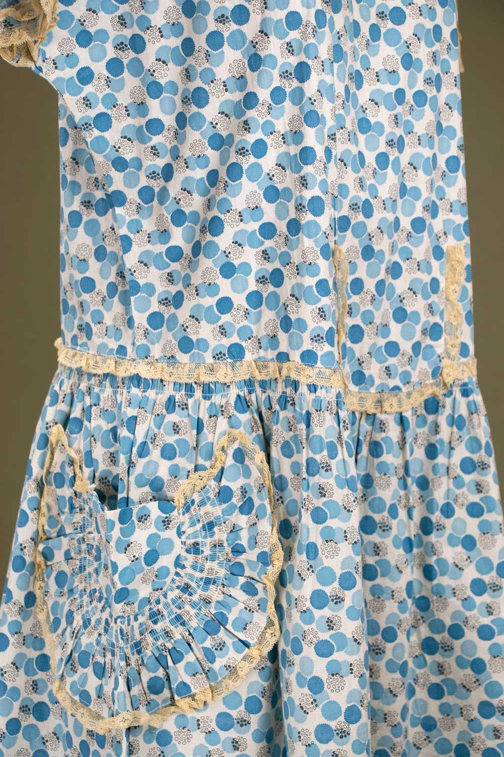 Early Vintage 1920's Blueberry Print Deadstock Co… - image 5