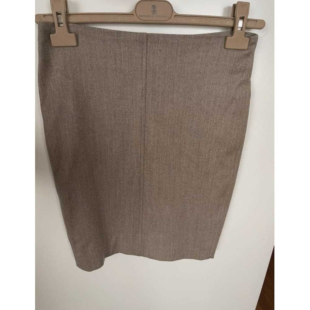 Brunello Cucinelli Wool mini skirt - image 5