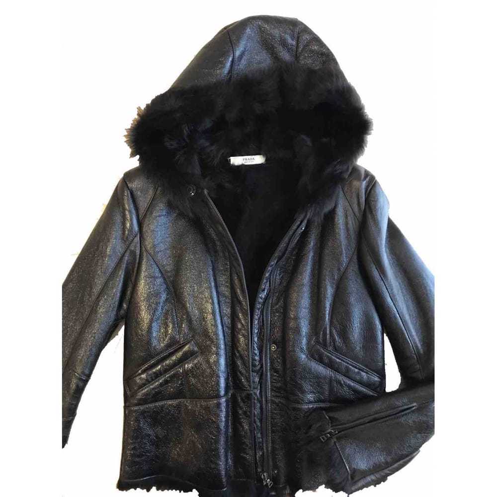 Prada Leather biker jacket - image 4