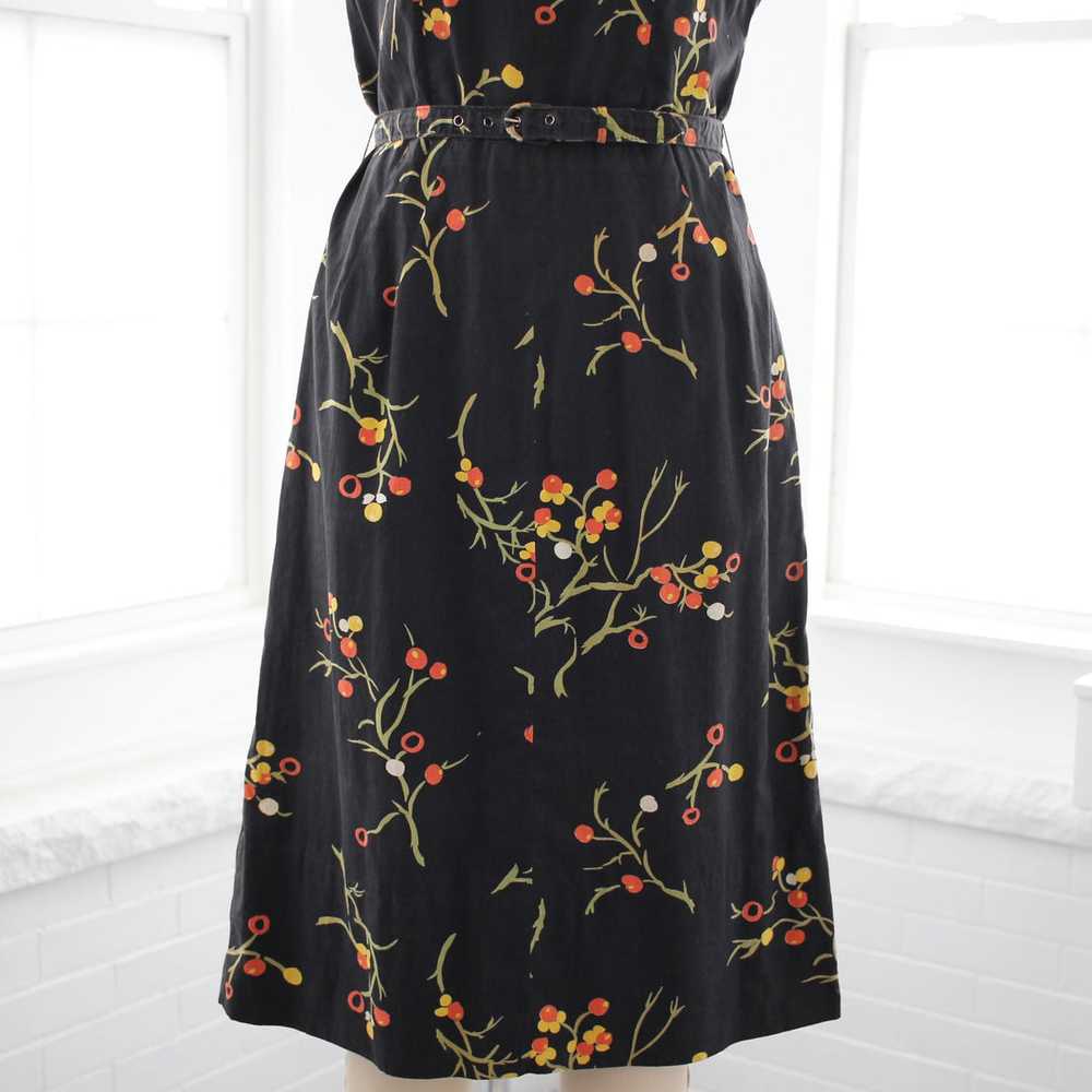 60s Cherry Blossom Sheath Dress - image 7