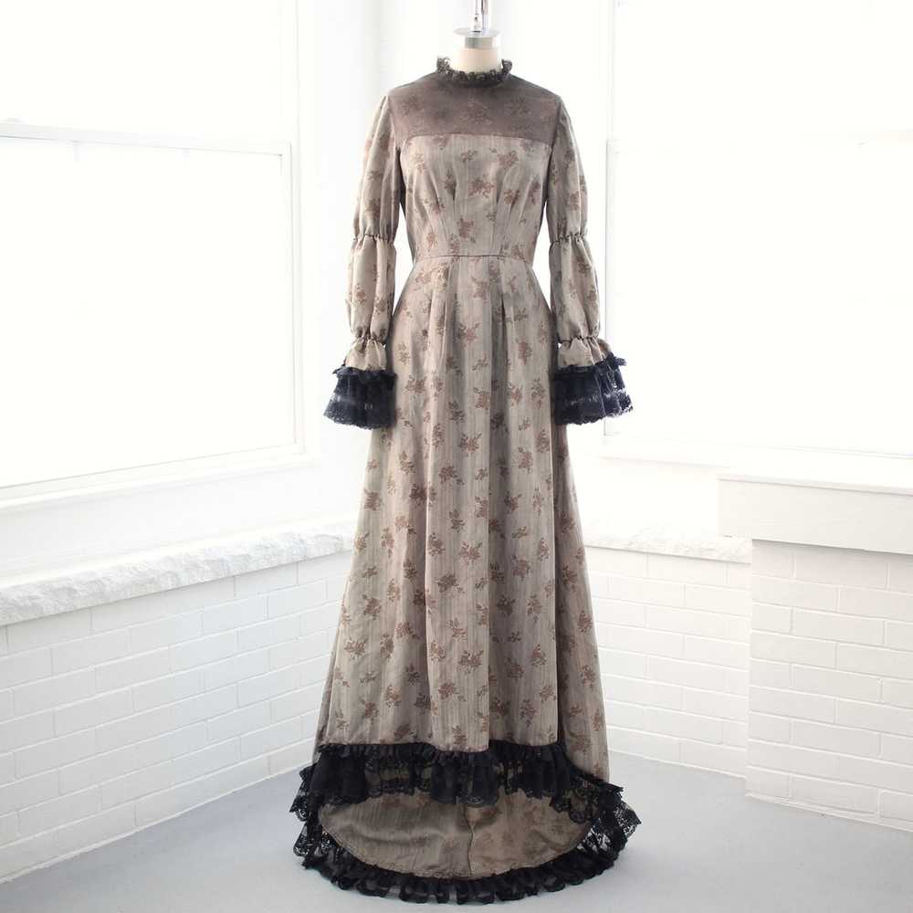 70s Gothic Revival Gown - image 2