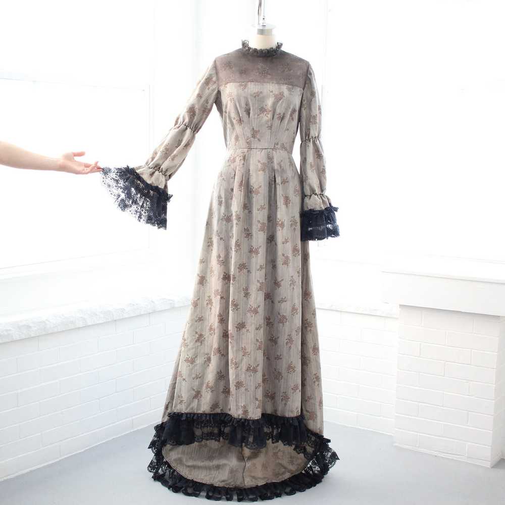 70s Gothic Revival Gown - image 3