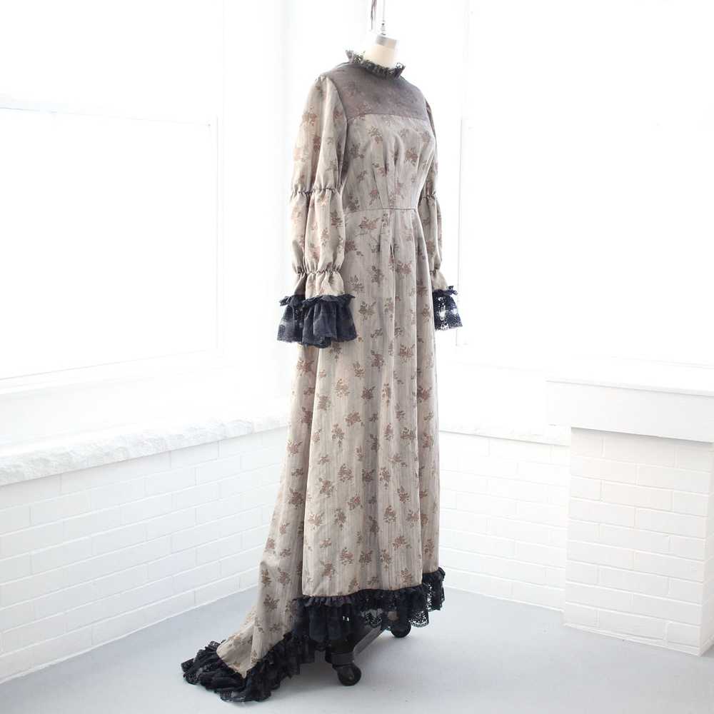 70s Gothic Revival Gown - image 4