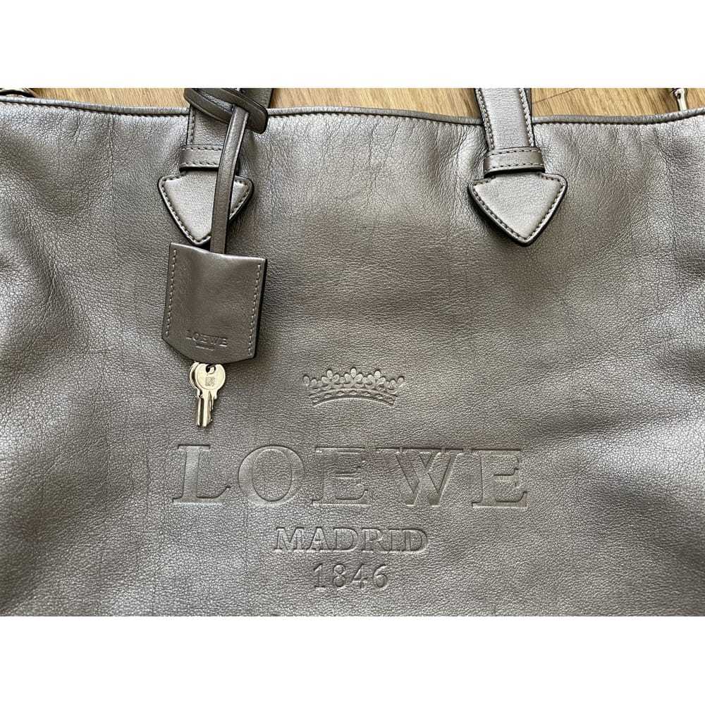 Loewe T Shopper leather crossbody bag - image 2