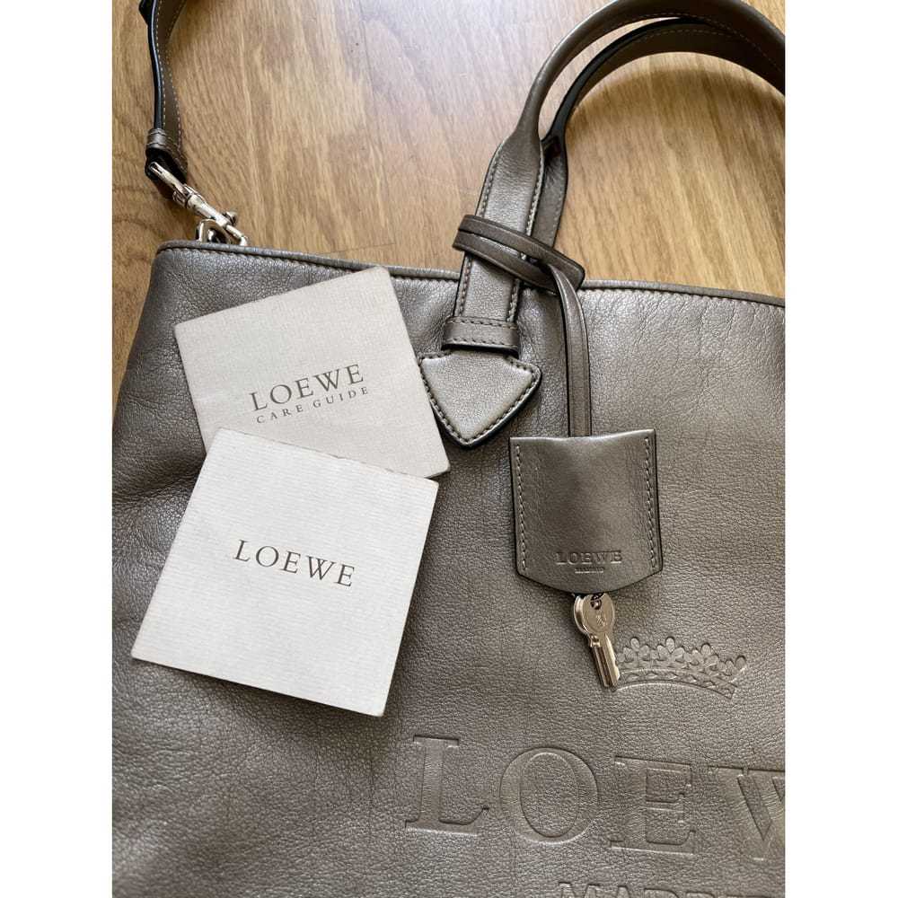 Loewe T Shopper leather crossbody bag - image 5