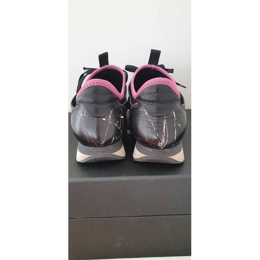 Balenciaga Race leather trainers - image 3