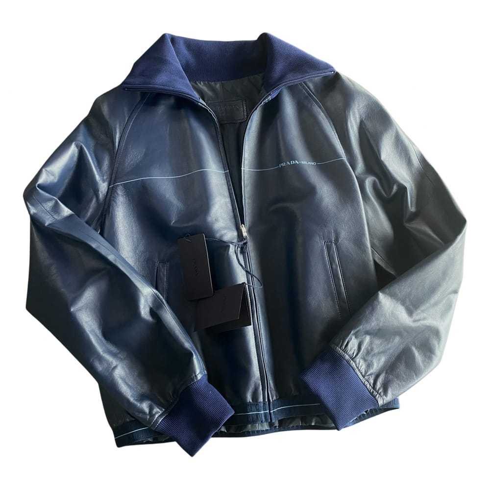 Prada Leather biker jacket - image 1