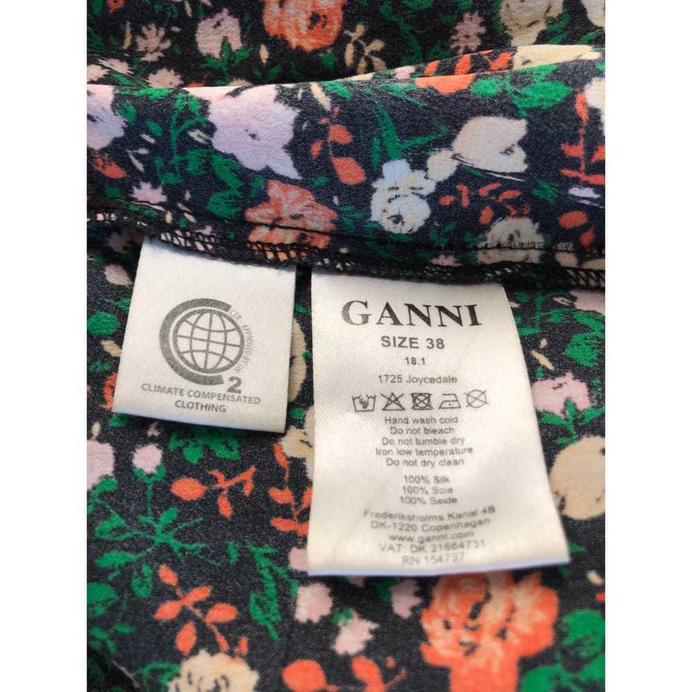 Ganni Silk mid-length dress - image 4