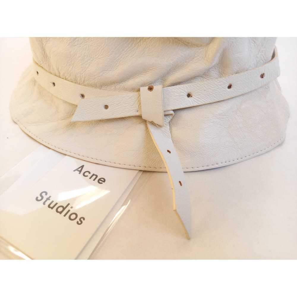 Acne Studios Leather hat - image 3