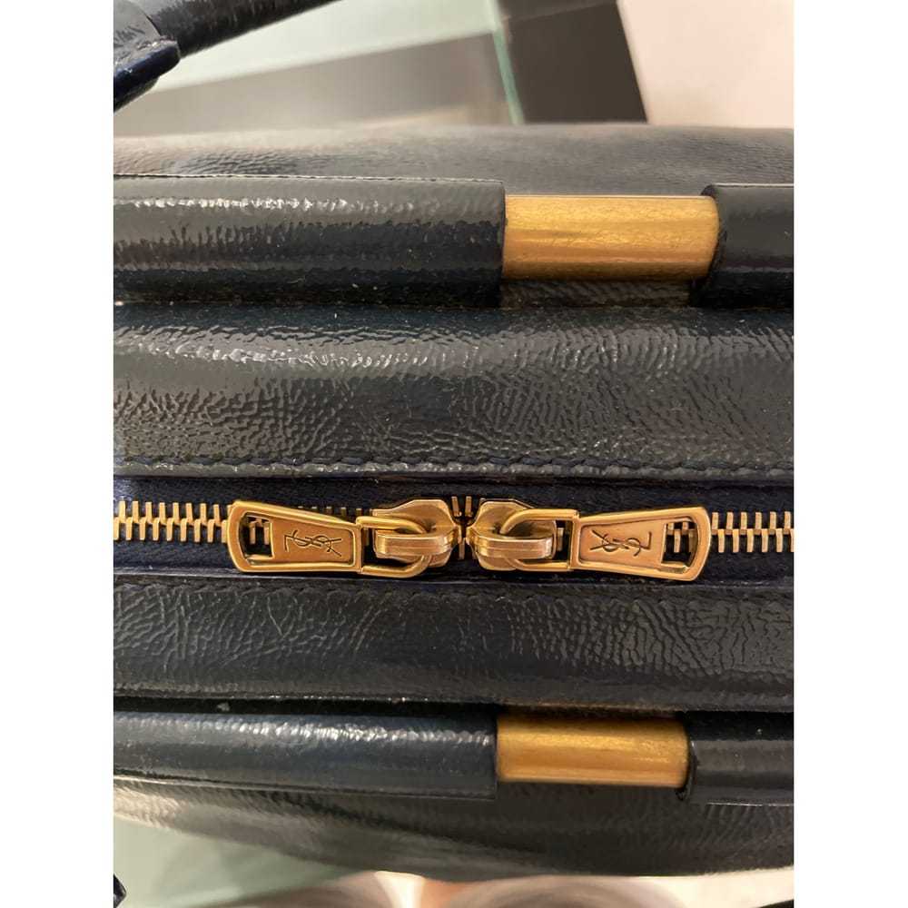 Yves Saint Laurent Chyc patent leather handbag - image 5