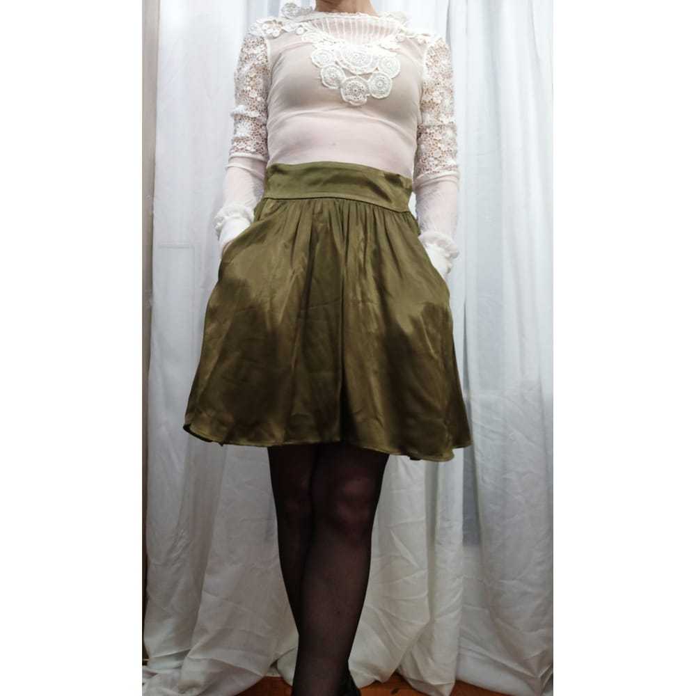 Ganni Silk mini skirt - image 5