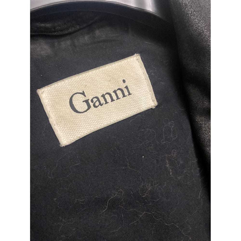 Ganni Leather short vest - image 2