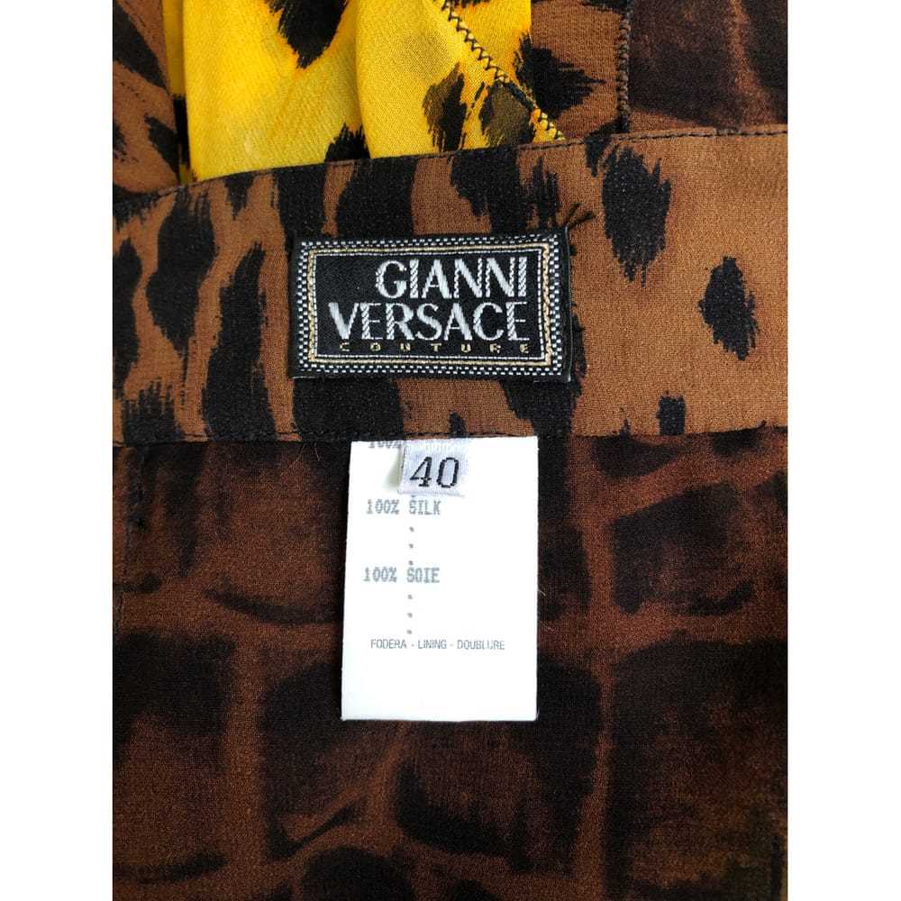 Gianni Versace Silk mini skirt - image 6