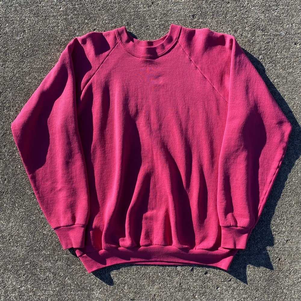 Vintage Vintage faded pink sweatshirt - image 1