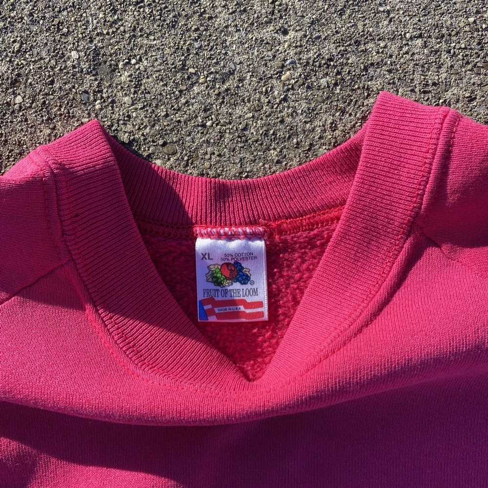 Vintage Vintage faded pink sweatshirt - image 4