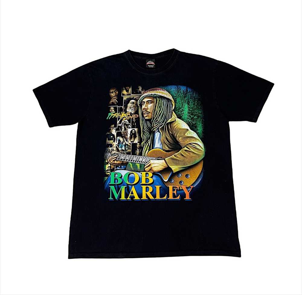 Bob Marley × Rock Tees × Vintage Vintage Bob Marl… - image 1