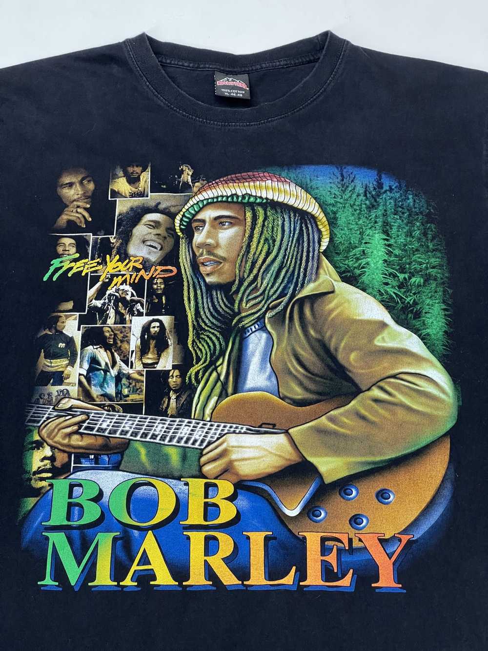 Bob Marley × Rock Tees × Vintage Vintage Bob Marl… - image 3