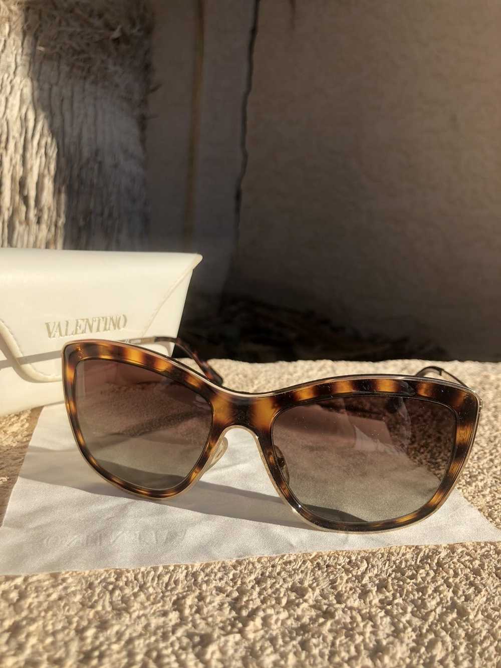 Designer × Valentino Valentino Sunglasses brown m… - image 2