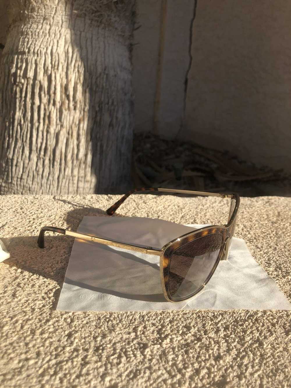 Designer × Valentino Valentino Sunglasses brown m… - image 5