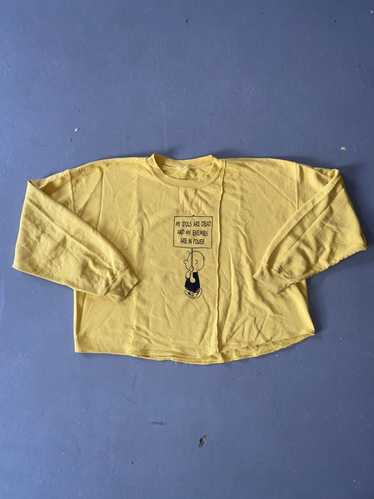 Vintage Vintage Charlie Brown Custom Crop Sweater