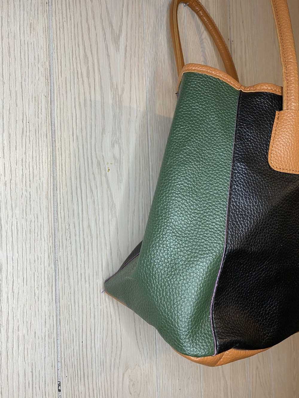 Neiman Marcus Black & Green Neiman Marcus Handbag… - image 2