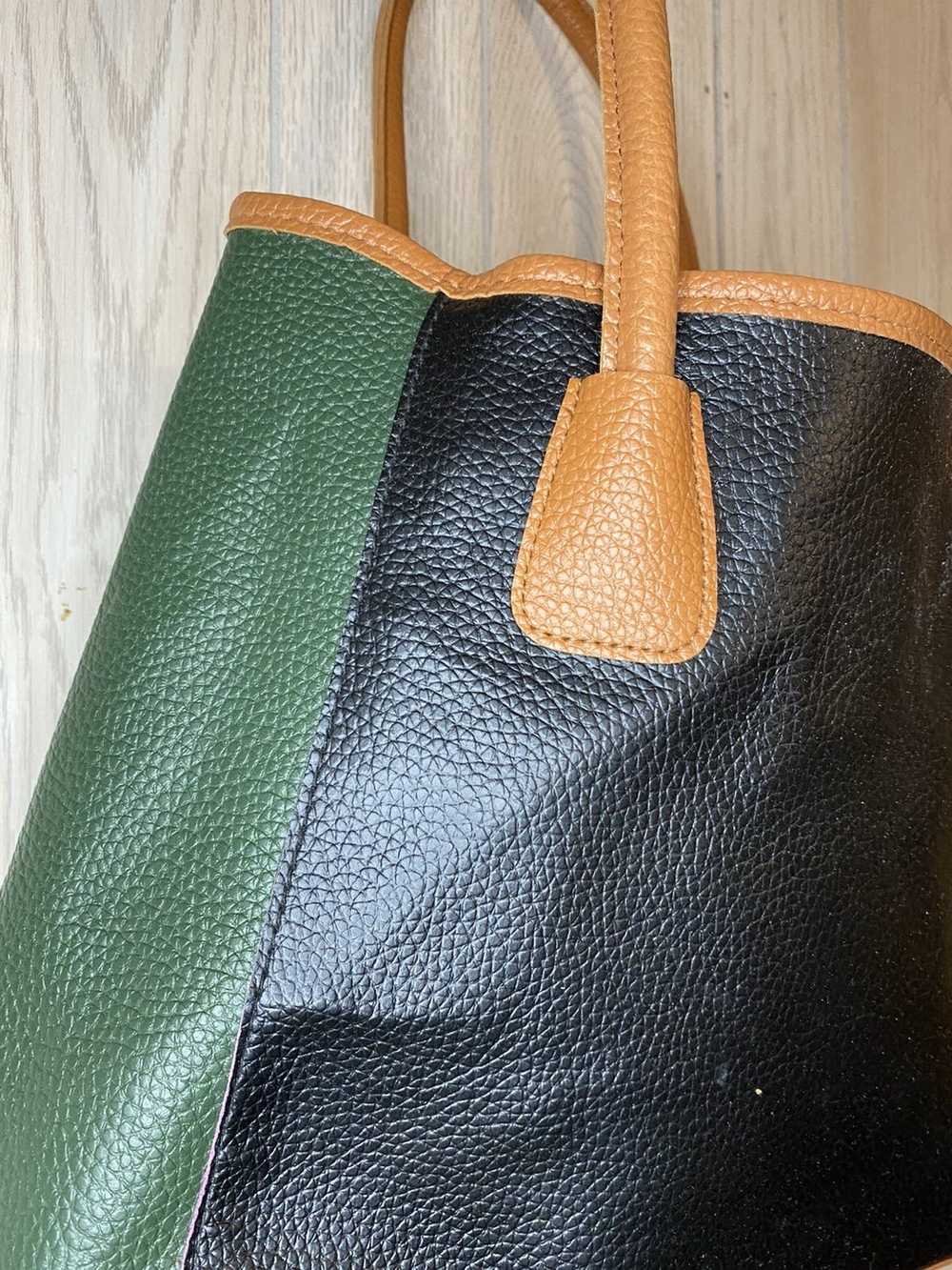 Neiman Marcus Black & Green Neiman Marcus Handbag… - image 3