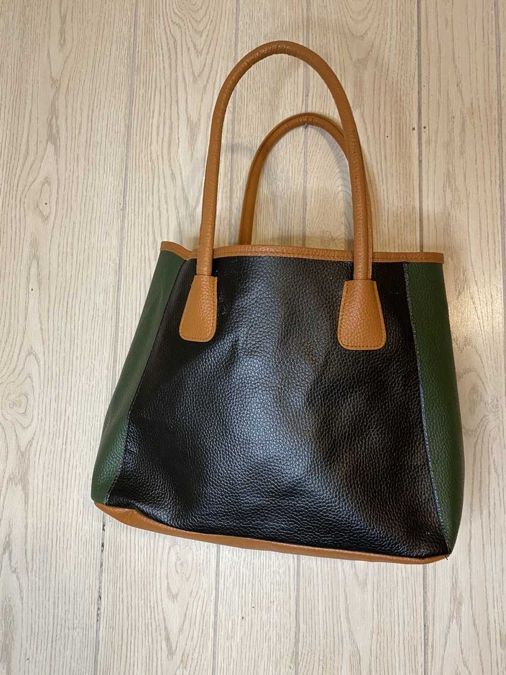 Neiman Marcus Black & Green Neiman Marcus Handbag… - image 4