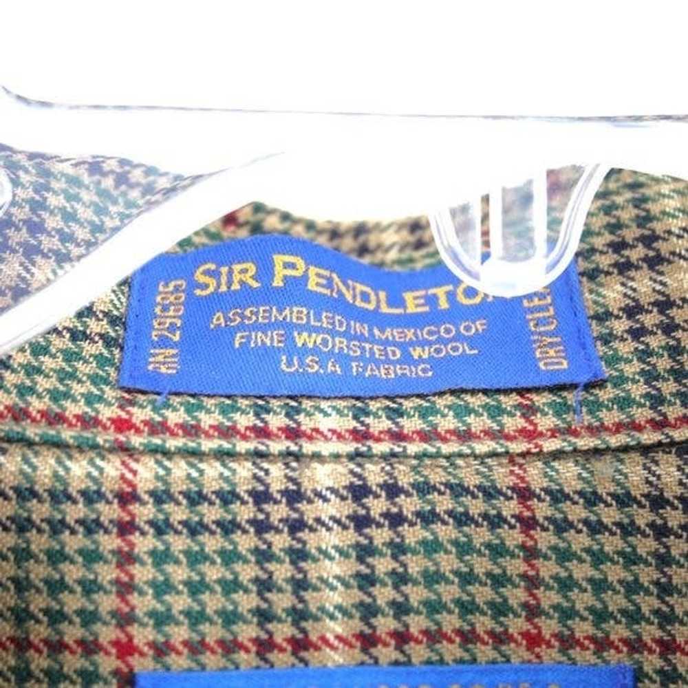 Pendleton Sir Pendleton Large worsted wool Shirt … - image 3