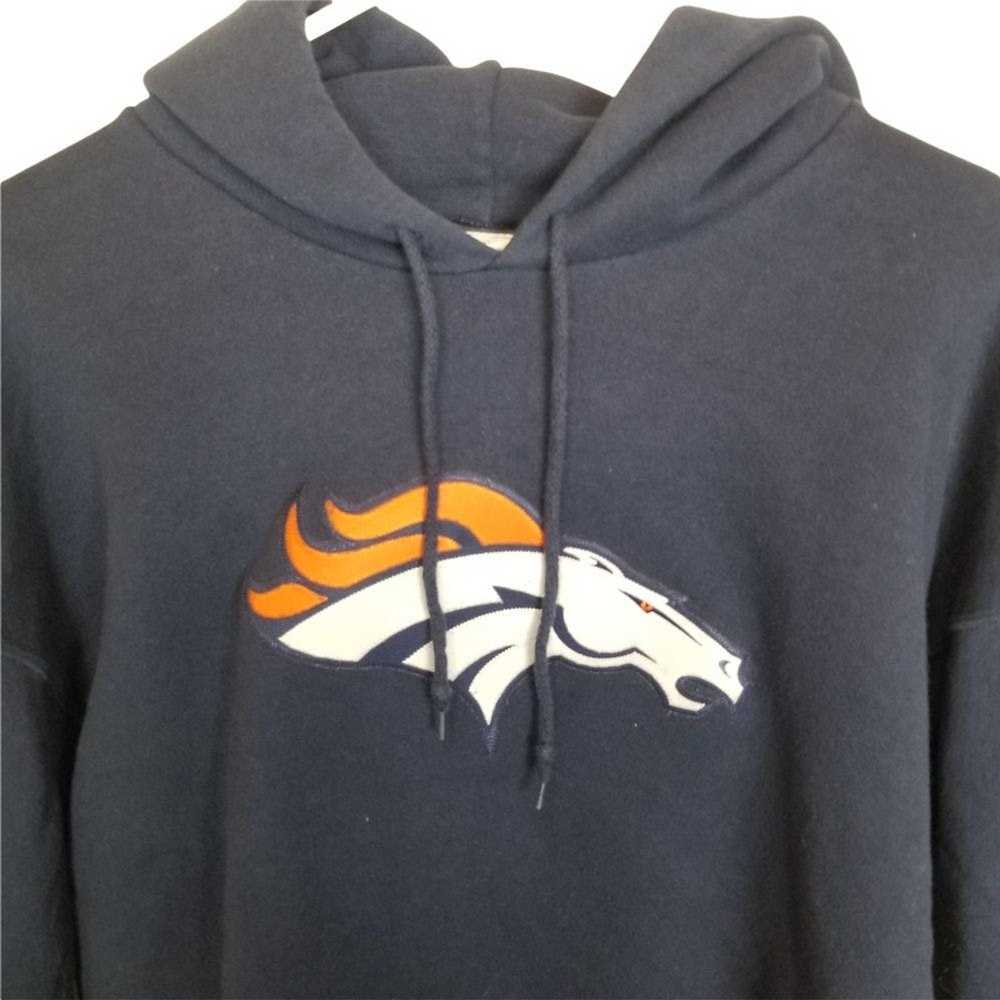 NFL Authentic NFL Mens L Blue Denver Broncos Pull… - image 4