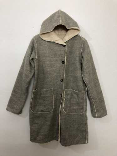 Japanese Brand Back Number Shearling Jacket Long … - image 1