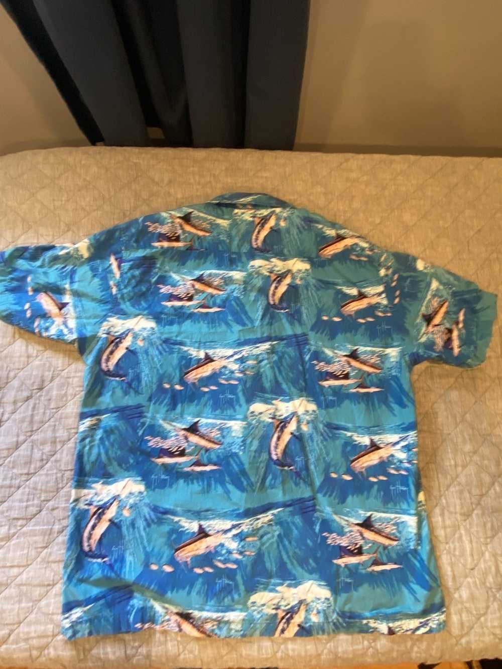 Guy Harvey Guy Harvey Marlin Bluewater Button Up - image 6