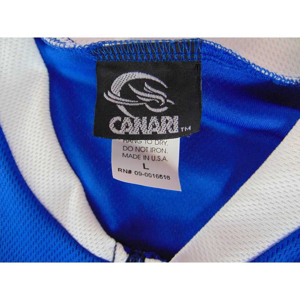 Canari Canari Cycling Jersey*Large* Blue w/white … - image 4