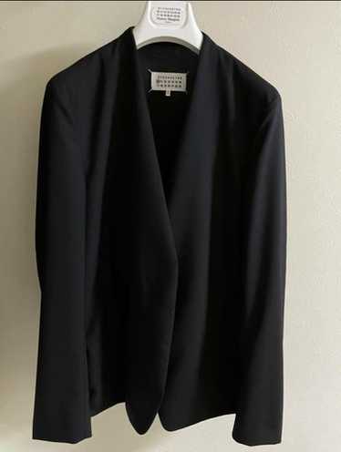 ジャケット・アウター Maison Margiela14 Collarless Jacket Navy Mm6 Maison Margiela Collarless Jacket, Brand Size 42 (US