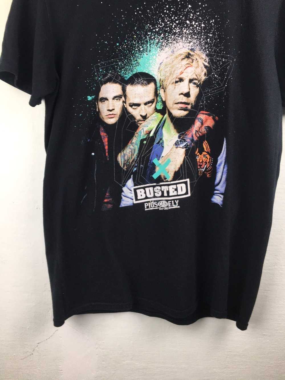 Band Tees × Rock T Shirt × Vintage T-shirt Busted… - image 4