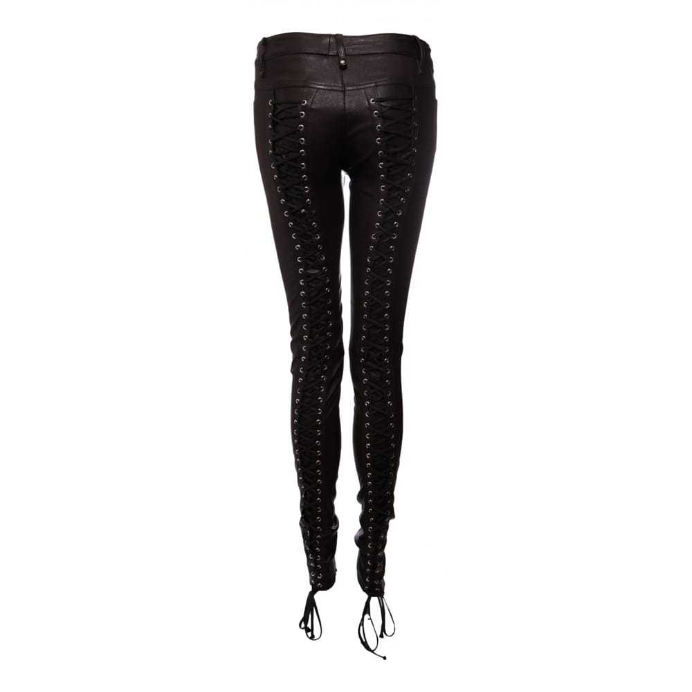 Plein Sud Leather trousers - image 1